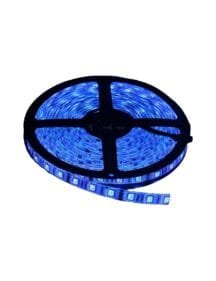 Fita de Led 3528 60 Leds por metro IP65 Rolo 5m Azul 12V