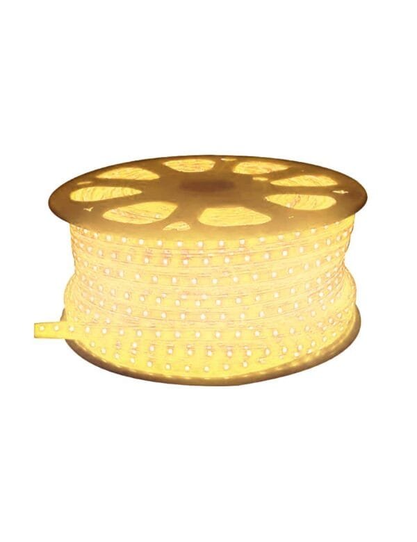 Fita de Led 5050 IP65 Rolo 100m Branco Quente 110v (4)