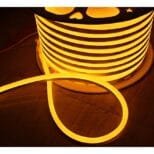 Fita de Led Neon Flex IP65 Rolo 100m Amarelo 110v (1)