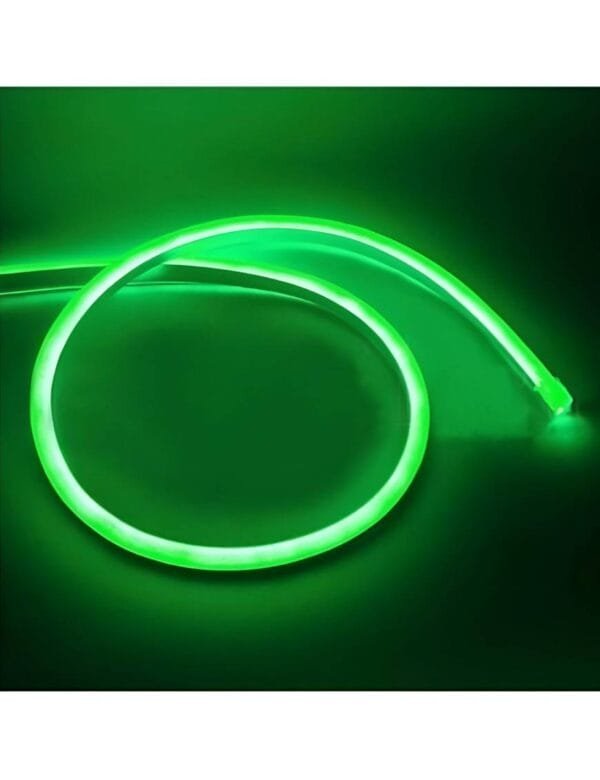 Fita de Led Neon Flex IP65 Rolo 100m Verde 110v (5)