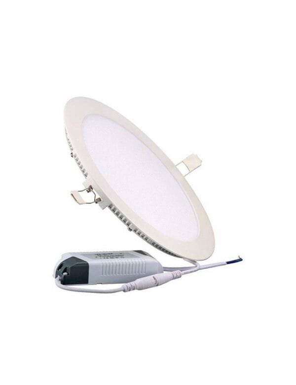 Plafon LED Embutir Redondo 6w Branco Frio