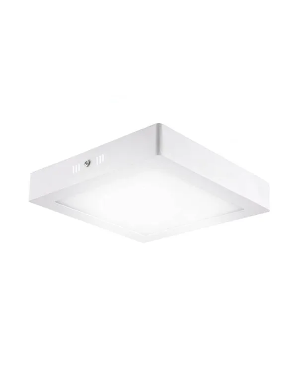 Plafon LED Sobrepor Quadrado 12w Branco Frio (3)