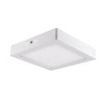 Plafon LED Sobrepor Quadrado 12w Branco Frio