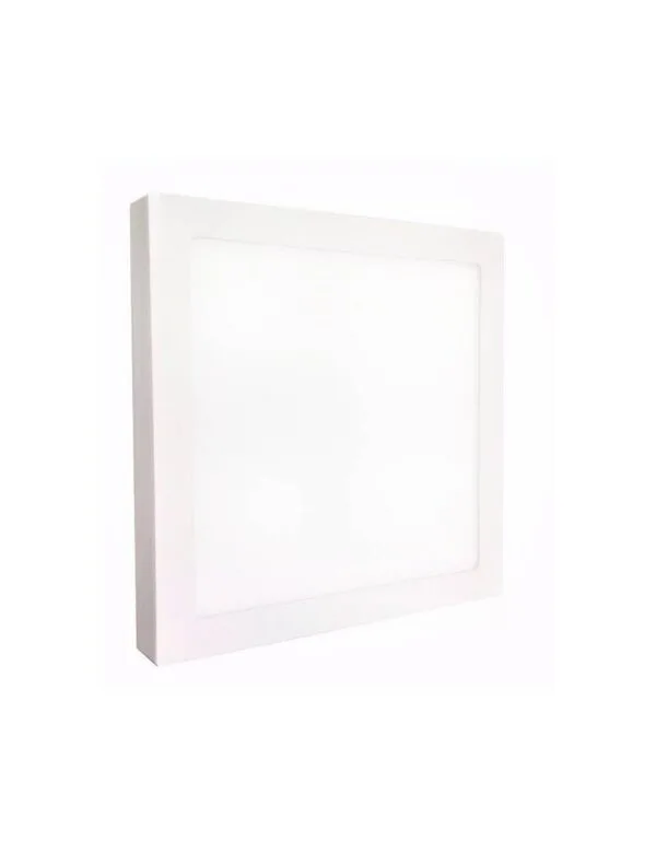 Plafon LED Sobrepor Quadrado 42w 40x40 Branco Frio (1)