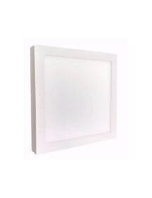 Plafon LED Sobrepor Quadrado 42w 40x40 Branco Frio