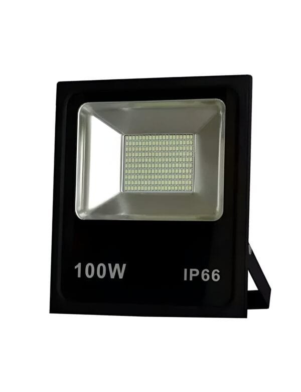 Refletor LED 100w Holofote SMD Branco Quente Prova D'água