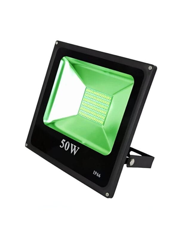 Refletor LED 50w Holofote SMD Branco Verde d'água