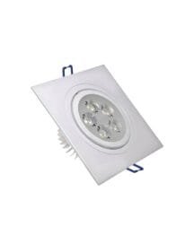 Spot LED Embutir Quadrado 5w SMD Direcionável Branco Frio