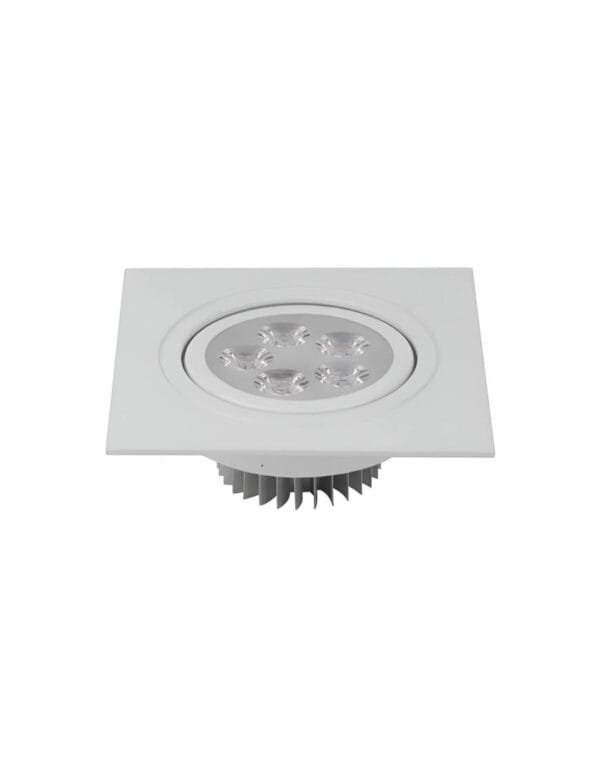 Spot LED Embutir Quadrado 5w SMD Direcionável Branco Frio (3)