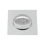 Spot LED Embutir Quadrado 5w SMD Direcionável Branco Frio (5)