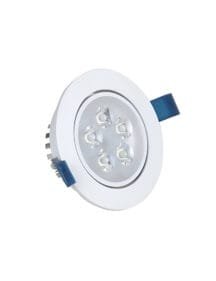 Spot LED Embutir Redondo 5w SMD Direcionável Branco Frio