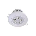 Spot LED Embutir Redondo 5w SMD Direcionável Branco Frio (2)